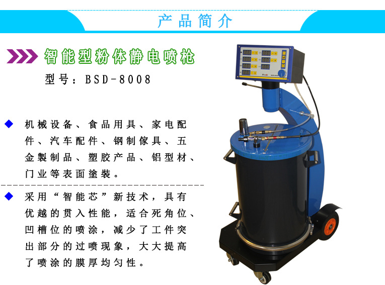 智能型粉體靜電噴槍