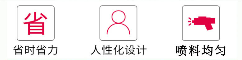 博士達靜電噴槍噴料均勻